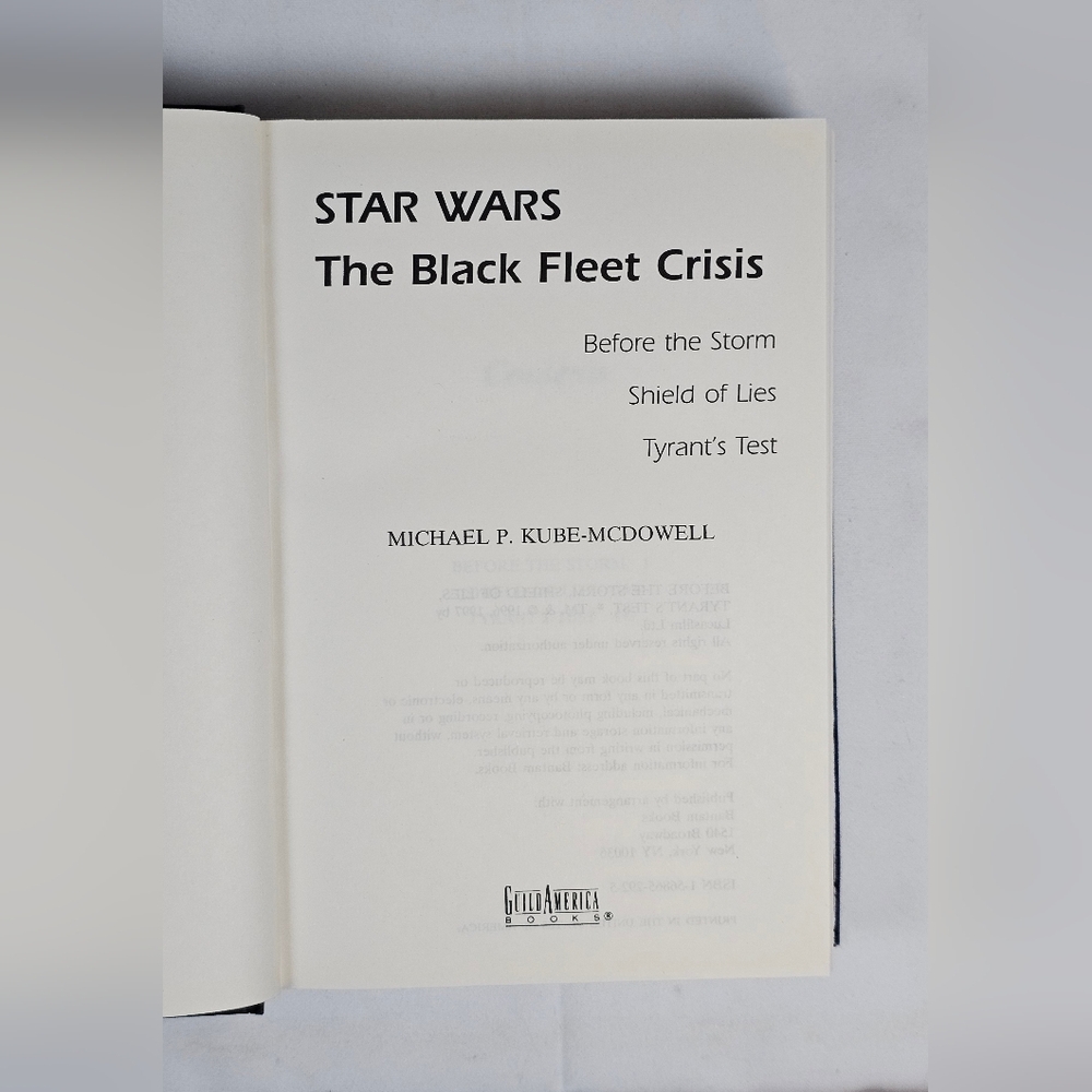 Star Wars: The Black Fleet Crisis trilogy SFBC edition Vintage '97 EUC - Picture 6 of 10